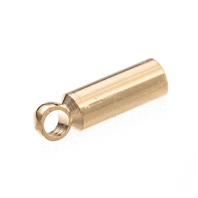 Brass Cord Ends KK-H759-40A-G-1