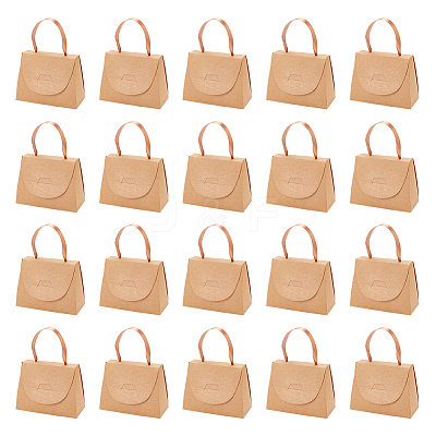 Foldable Kraft Paper Candy Gift Box LS-CON-WH0094-24B-1