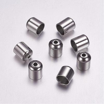 Tarnish Resistant 316 Surgical Stainless Steel Cord Ends STAS-F117-55P-5mm-1