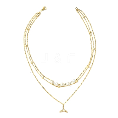 3 Layered Necklaces NJEW-JN02560-1