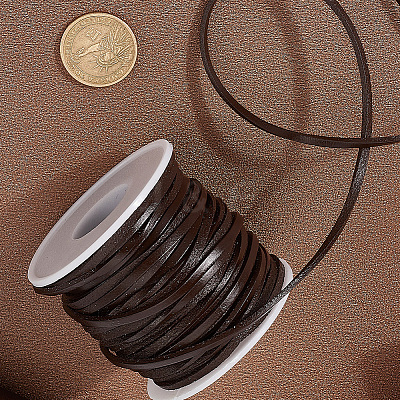 20 Yards Flat Leather Cords WL-CL0001-16A-1