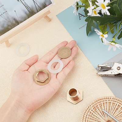 Brass Connector FIND-WH0065-34-1