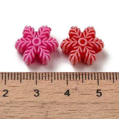 Opaque Acrylic Beads OACR-E039-08-1