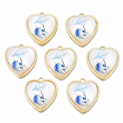 Resin Pendants PALLOY-N161-009-NR-1