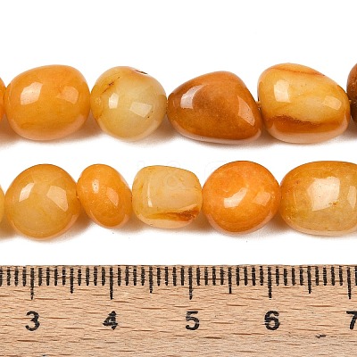 Natural Yellow Aventurine Beads Strands G-C257-02-1