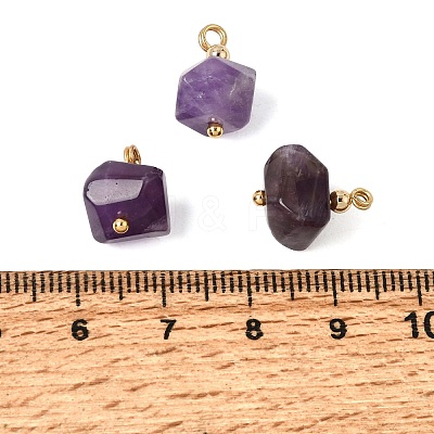 Natural Amethyst Pendants GG-CBACE45-01G-01-1
