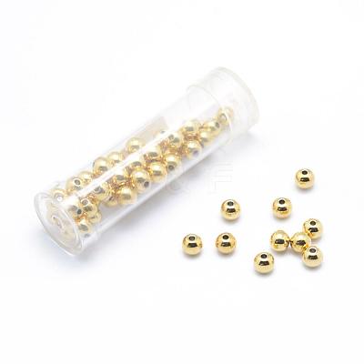 Brass Spacers Beads KK-K185-27-5mm-NR-1