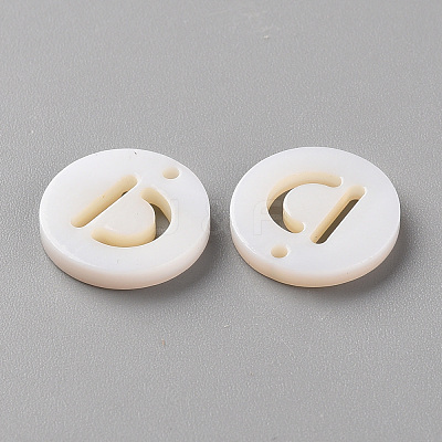 Natural Freshwater Shell Pendants LS-SHEL-Q311-008D-1