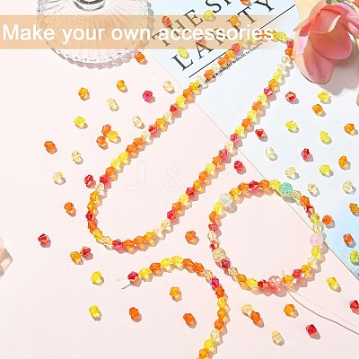 5 Styles Transparent Acrylic Beads TACR-YW0002-04B-1