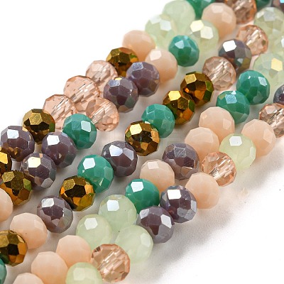 Glass Beads Strands LS-EGLA-A034-M4mm-17-1