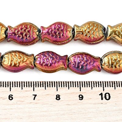 Electroplate Glass Beads Strands EGLA-V001-01F-1