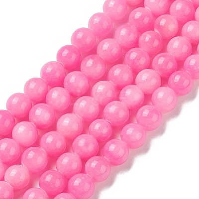Natural Mashan Jade Round Beads Strands X-G-D263-10mm-XS34-1