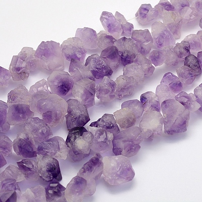 Natural Amethyst Beads Strands G-G697-D06-1