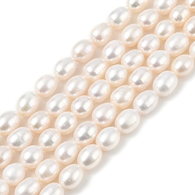 Natural Cultured Freshwater Pearl Beads Strands PEAR-I007-01D-07A-1