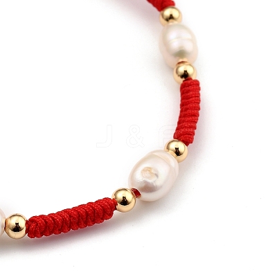 Adjustable Nylon Thread Braided Beads Bracelets BJEW-JB05384-01-1