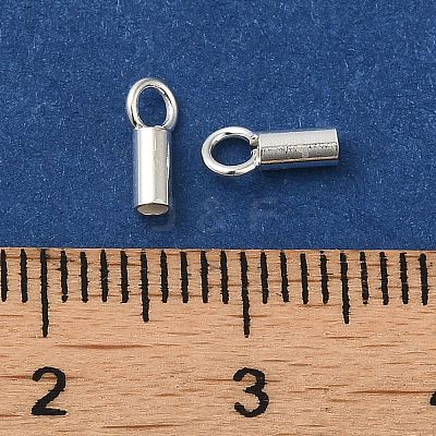 925 Sterling Silver Cord Ends STER-P055-01B-S-1