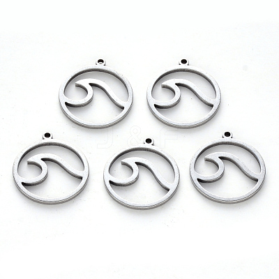 Non-Tarnish 304 Stainless Steel Pendants STAS-N092-95-1