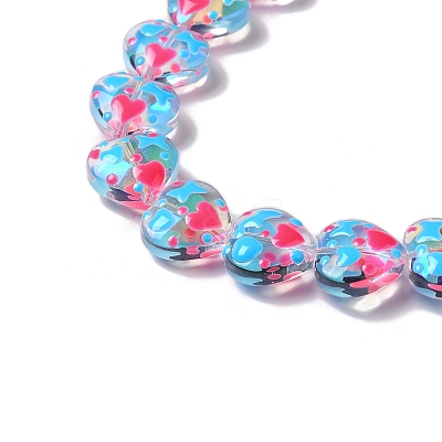 Handmade Glass Beads Strands LAMP-K037-09E-1