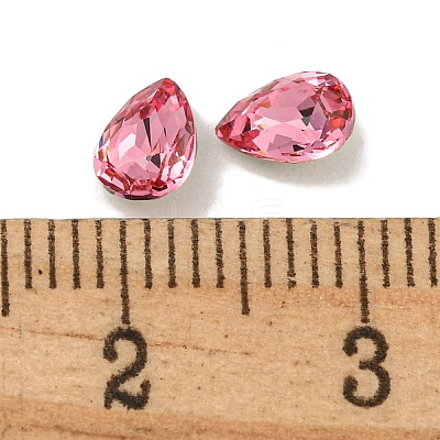 Glass Rhinestone Cabochons RGLA-L029-19B-209-1
