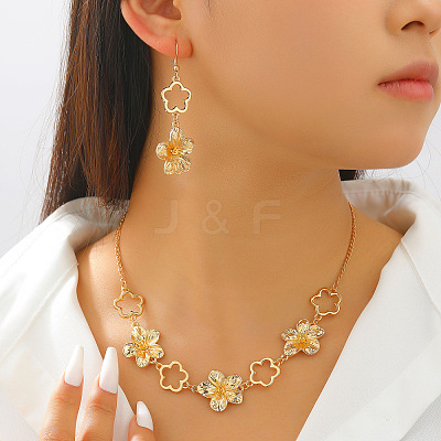 Zinc Alloy Earrings & Necklaces WG5D022-06-1