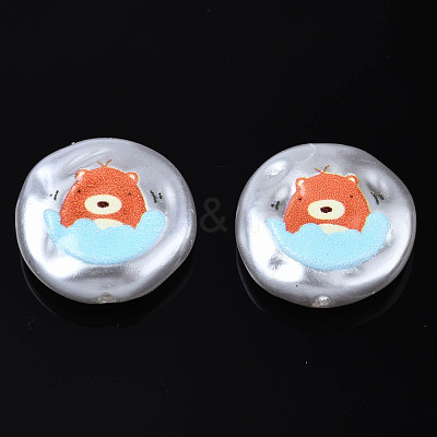 3D Printed ABS Plastic Imitation Pearl Beads KY-S163-429-1