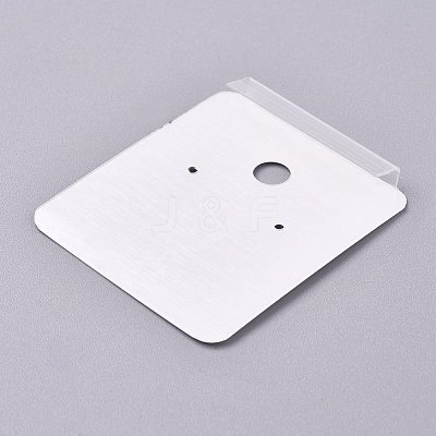 Plastic Jewelry Display Cards DIY-K032-04-1