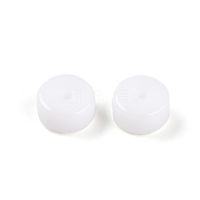 Opaque Solid Color Glass Beads X1-GLAA-N007-6x3mm-A10-1