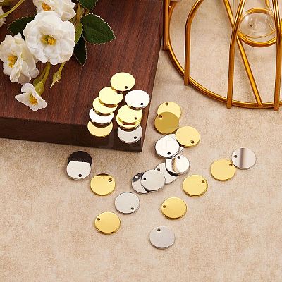 30Pcs 2 Colors Brass Charms KK-SZ0001-32-1