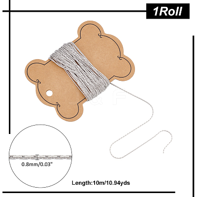 10M 304 Stainless Steel Boston Link Chains CHS-UN0001-29-1