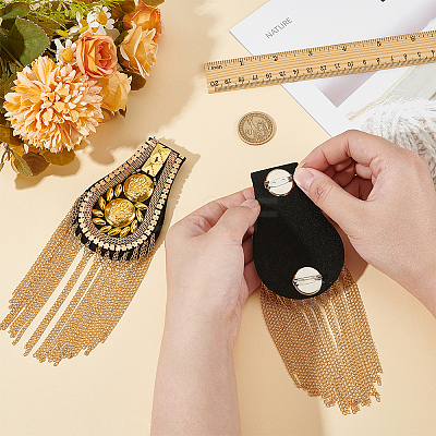 2Pcs Tassel Epaulettes DIY-FG0005-38A-1
