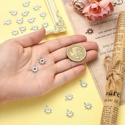 304 Stainless Steel Charms STAS-CJC0008-17P-1