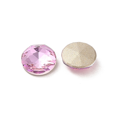 Glass Rhinestone Cabochons RGLA-P037-10B-D223-1