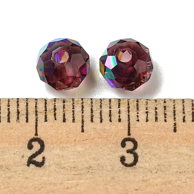 Electroplate Glass Beads EGLA-Z004-01A-10-1