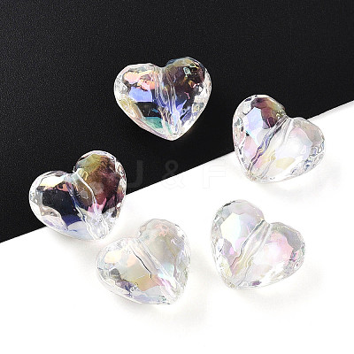 Transparent Acrylic Beads TACR-S156-015-1