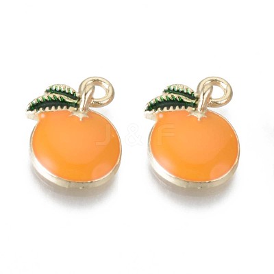 Alloy Enamel Pendants X-ENAM-T009-51A-RS-1
