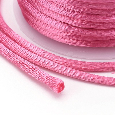 Nylon Satin Rattail Cords X1-NWIR-L006-1mm-06-1