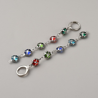 Brass Leverback Earrings EJEW-WH0004-209P-1