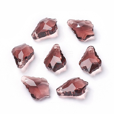 Faceted Glass Pendants GLAA-F068-C19-01-1