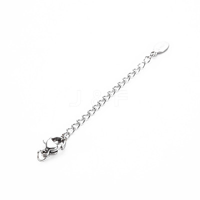 Tarnish Resistant 304 Stainless Steel Chain Extender X-STAS-N088-41P-1