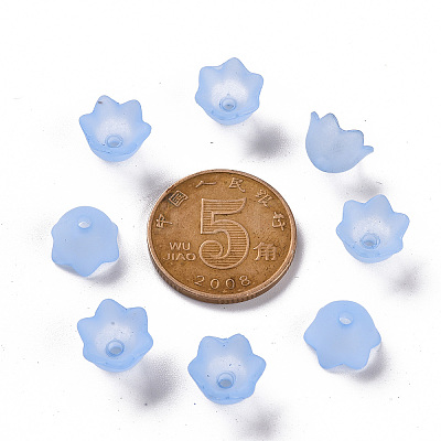 Transparent Acrylic Beads Caps PL543-5-1