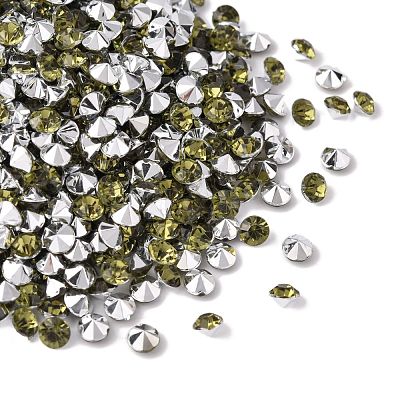 Imitation Taiwan Acrylic Rhinestone Pointed Back Cabochons GACR-A003-5mm-29-1