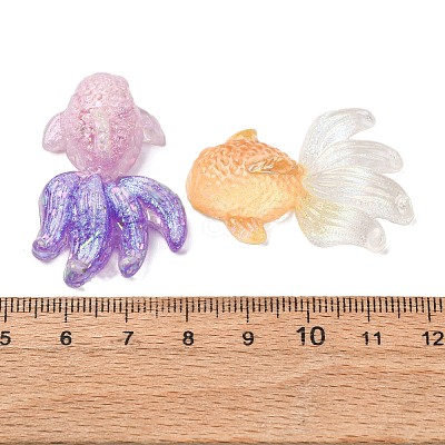 Luminous Transparent Resin Cabochons CRES-L045-12-1