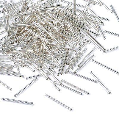 Glass Bugle Beads SEED-TA0001-01-1