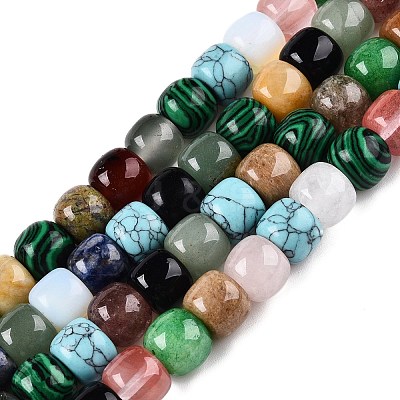 Natural Mixed Gemstone Beads Strands G-T138-148-1