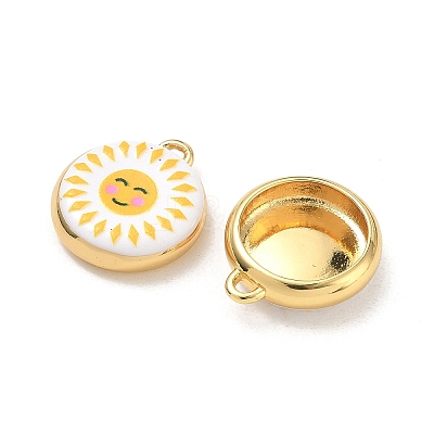 Printed Brass Pendants KK-CBA42CA-11G-01-1