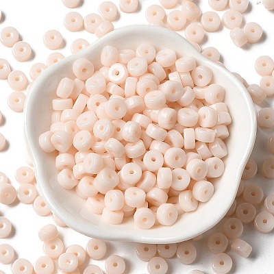 Opaque Colours Glass Seed Beads SEED-E001-P3x6mm-04-1