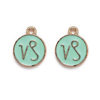 Alloy Enamel Pendants ENAM-S124-01A-15E-1