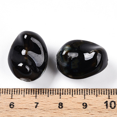 Handmade Porcelain Beads PORC-N008-06A-1