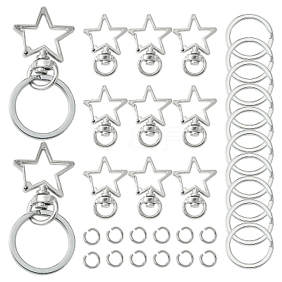 DIY Keychain Making Finding Kits DIY-YW0009-47-1