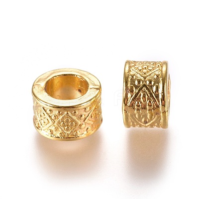 Tibetan Style Alloy European Beads LF8485Y-G-1